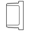 3/8 PVC 40 TRD PLUG - - Pressure